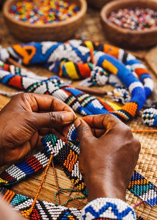 Beadwork with Gogo
